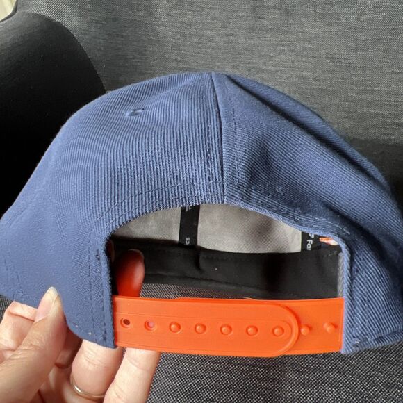 Houston Astros Fanatics SnapBack Hat Cap Blue Script Embroidered MLB Baseball - Picture 5 of 11